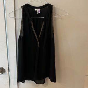 Joie sheer top - black - size S